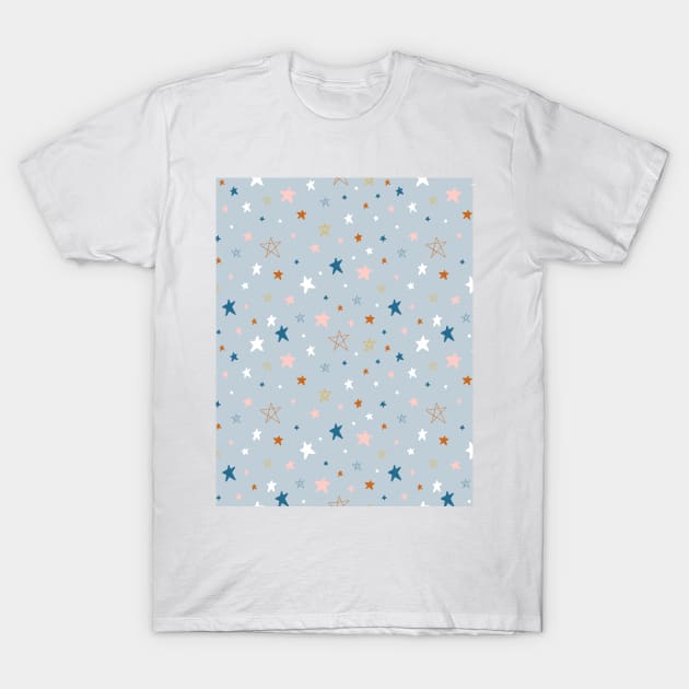Seamless pattern with colorful stars T-Shirt by DanielK